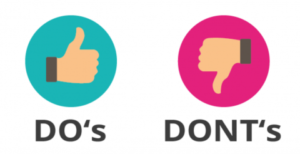 dp's ad dont's